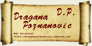 Dragana Poznanović vizit kartica